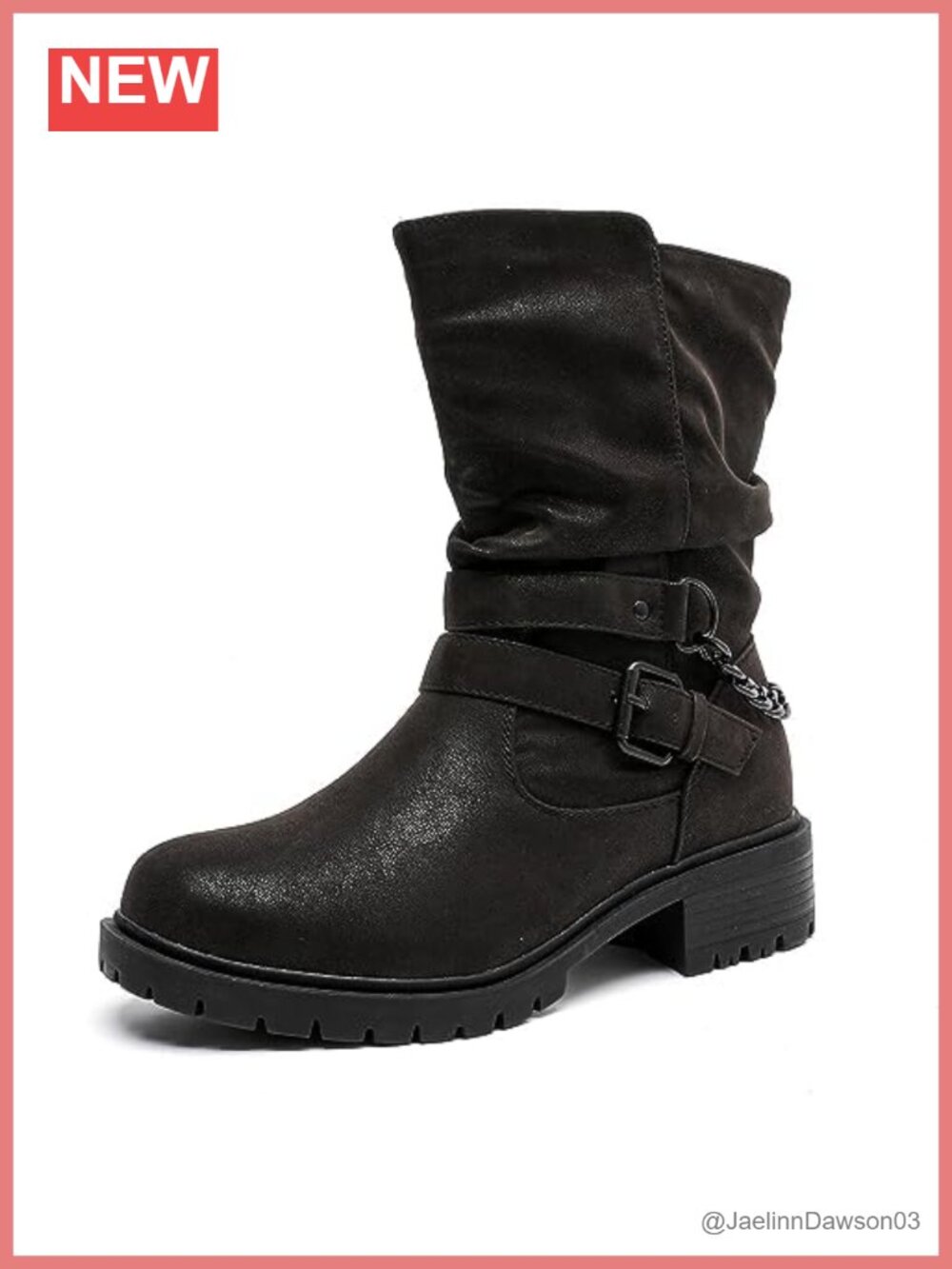 Extra Wide Width Ankle Boots Faux Leather Memory Foam Side Zip Low Heel Booties